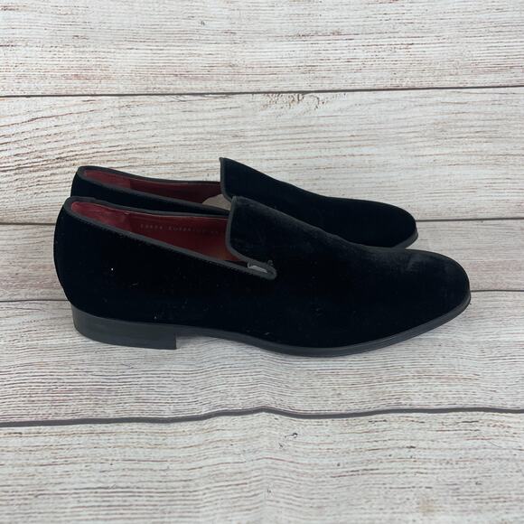 Magnanni Dorio Mens EU 39.5 US 7.5 Venetian Loafers Black Velvet main image 10
